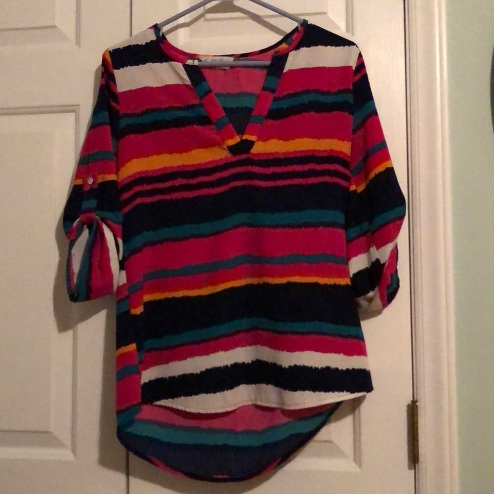 v neck blouse